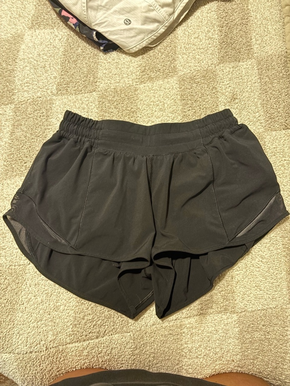 lululemon athletica Black Layered Running Shorts